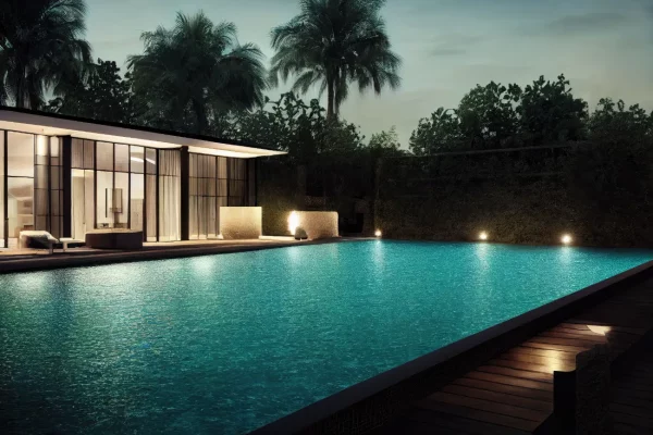 swimming-pool-with-blue-pool-door-that-says-snor 4